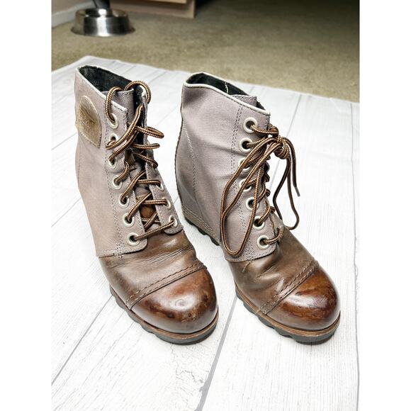 Sorel 1964 Premium Wedge Boot Women's Size 6 Heeled Casual Booties - Picture 2 of 11